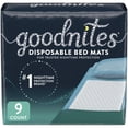thumbnail image 1 of Goodnites Tapis de Lit Jetables de Nuit pour l'Énurésie, 1 of 7