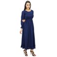 thumbnail image 3 of Bimba Robe Maxi Longue Décontractée en Coton pour Femme à Taille Smockée, 3 of 7