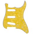 thumbnail image 1 of Plaque de Protection Colorée en Celluloïd à 11 Trous pour Guitares Strat SSS, 1 of 4