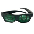 thumbnail image 2 of LED Glasses Customizable BT LED Glasses Colorful Light Glow Glasses DIY Messages 31 Animations 11 Pictures Music Mode Glow Toys for Party Rave Music Festival, 2 of 7