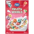 thumbnail image 1 of Great Value Fruity Whirls Cereal, 1 of 4