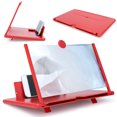 thumbnail image 2 of Loupe d'Écran Inférieure et à Distance Réglable Stable, Loupe d'Écran HD, Conception de Principe Ergonomique pour Bureau et Maison, Blanc,Noir,Rouge, 2 of 8