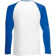 thumbnail image 2 of Fruit Of The Loom Mens Long Sleeve Baseball T-Shirt, 2 of 2