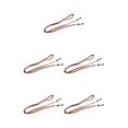 thumbnail image 3 of maskred Stretchy Universal Eyeglass Strap Non- for Slip Eyewear Retainer for Sports Dark Brown 26.77 Inch 5Set, 3 of 6