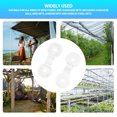 thumbnail image 4 of 100pcs Shade Cloth Plastic Clips, Shade Fabric Clips Round Fixing Clips Sunshade Net Fixing Clip Fixer Hang Clip Tools for Greenhouse Outdoor Garden Anti Bird Net, 4 of 7