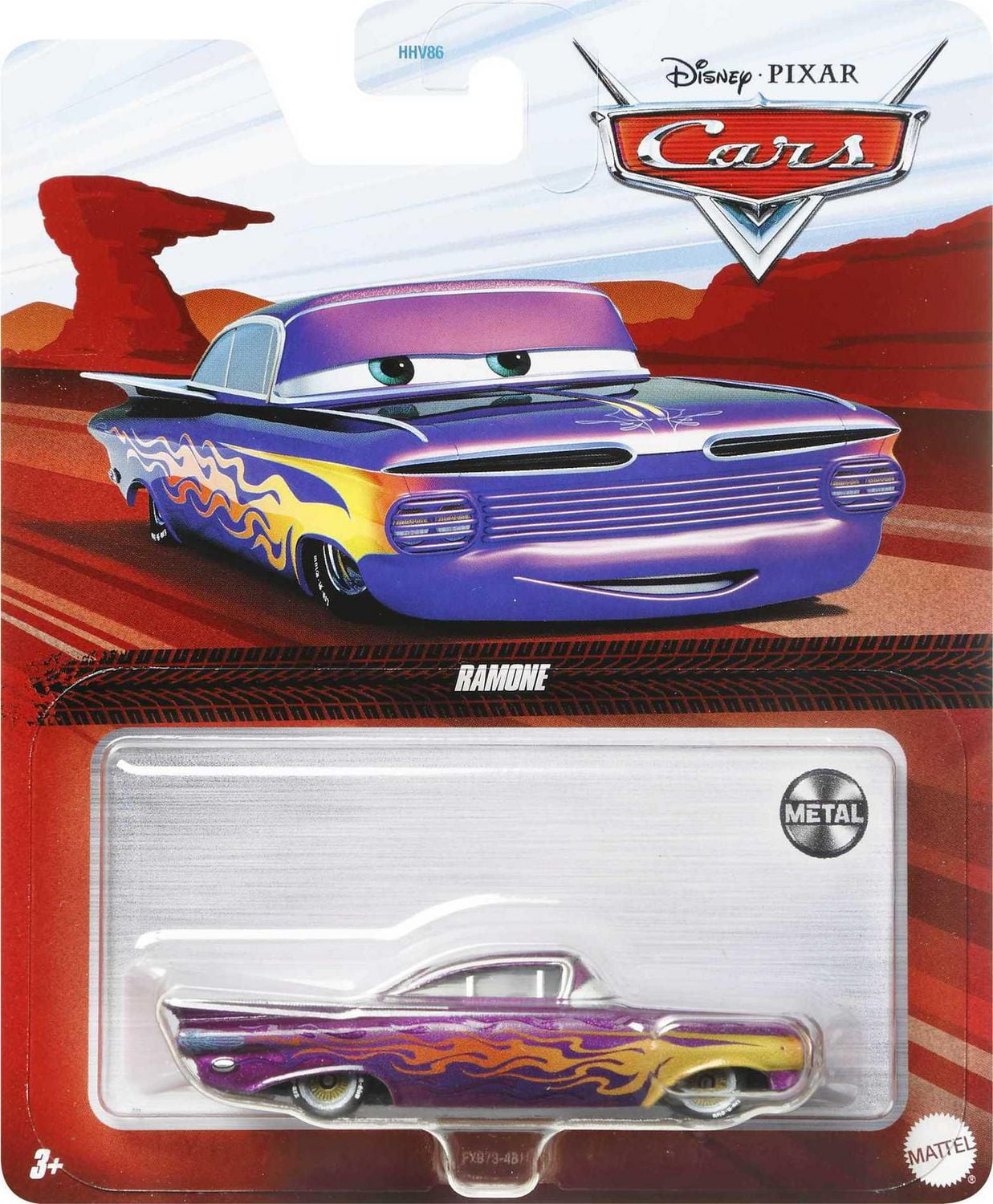 Ramone Purple véhicule à l'échelle 1:55 inspirés du film Cars 3 de Disney•Pixar