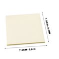 thumbnail image 4 of Transparent PET Sticky Notes Pack - Semi-See-Through Student Reminder Sheets for Books, Files & Office Annotation - 75x75mm, 4 of 9
