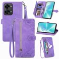 thumbnail image 3 of Case for OnePlus Nord 2T Zipper Wallet Cover Lanyard Crossbody Neck Strap, 3 of 5