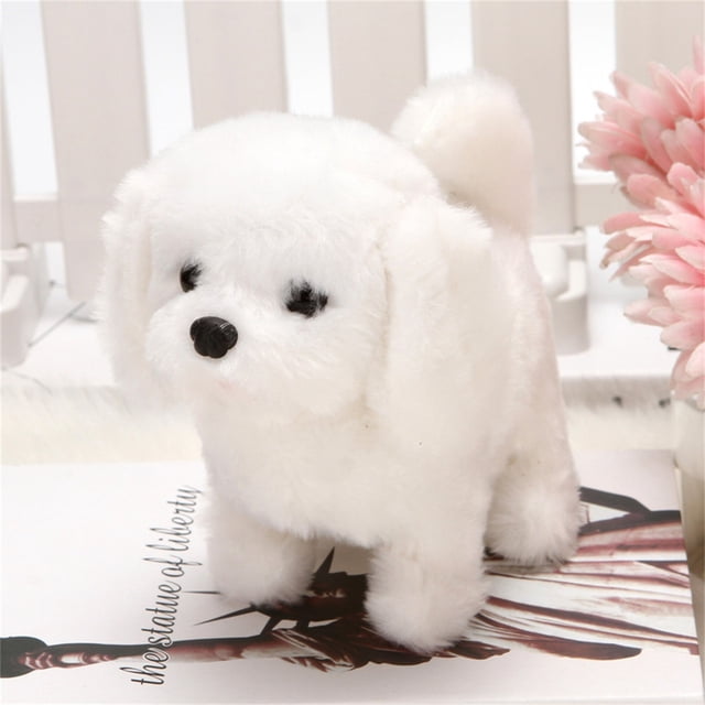 Clearance! JMYHOAM Simulation Puppy Pet Toy Dog Can Walk And Call Toy Dog Children’s Gift