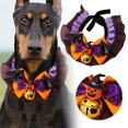 thumbnail image 1 of Collier pour Animaux de Compagnie Halloween pour Chats et Chiens avec Bande Réglable Nœud Papillon Mignon Accessoire de Costume, 1 of 5