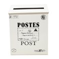 thumbnail image 1 of Retro Metal Wall Mounted Mailbox Bucket Newspaper Letter Box Post Garden Decor, 1 of 10