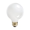 thumbnail image 1 of Philips Halogen G25 E26 60W Globe Frosted Light Bulb, Dimmable Bright White (3000K) 3-Pack, 1 of 6