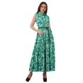 thumbnail image 1 of Moomaya Robe d'Été Sans Manches Chemise à Boutons Tenues Décontractées Femmes Grande Taille, 1 of 4