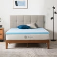 thumbnail image 1 of Zinus Spa Sensations Queen 2 inch Cooling Gel Memory Foam Mattress Topper, Pressure Relief, CertiPUR-US Certified Foam, 1 of 8