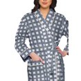 thumbnail image 4 of Moomaya Peignoir Imprimé pour Femmes Robe de Chambre avec Poches Peignoir Filles, 4 of 6
