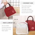 thumbnail image 3 of Lunch Bag Insulated Lunch Box Soft Cooler Cooling Tote for Adult Men Women Kids, 3 of 8