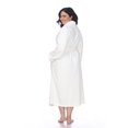 thumbnail image 4 of White Mark Women's Super Soft Lounge Robe, 4 of 5