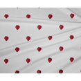 thumbnail image 4 of oneOone Polyester Lycra Fabric Strawberry Fruit Printed Craft Fabric BTY 56 Inch Wide, 4 of 4