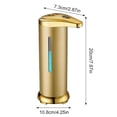 thumbnail image 2 of EGNMCR Automatic Soap Dispenser Touchless Soap Dispenser Hand Soap Dispenser Battery Operated Touchless Hand Dispenser Stainless Steel Dish Soap Dispenser For Kitchen Automatic Soap Dispenser, 2 of 7