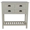 thumbnail image 1 of Bailey Bead Board 4-Drawer Console Table, 1 of 5