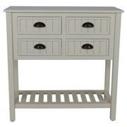 Bailey Bead Board 4-Drawer Console Table
