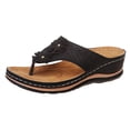 thumbnail image 2 of DPTALR Sandales de Plage d'Été pour Femmes à Talon Compensé Pantoufles Sandales Décontractées Sandales de Plage Chaussures pour Femmes, 2 of 9