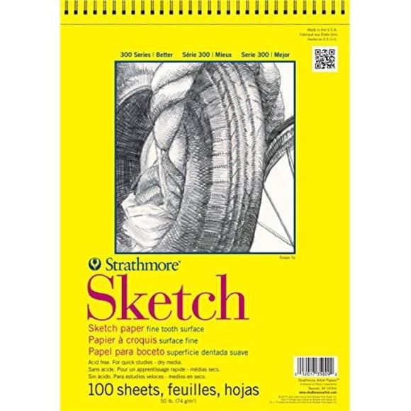 Strathmore ST350-3 3.5 x 5 in. Wire Bound Sketch Pad