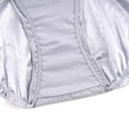 thumbnail image 3 of Culottes Satinées pour Femmes Taille Mi-Haute Entrejambe Ondulé en Coton, 3 of 5