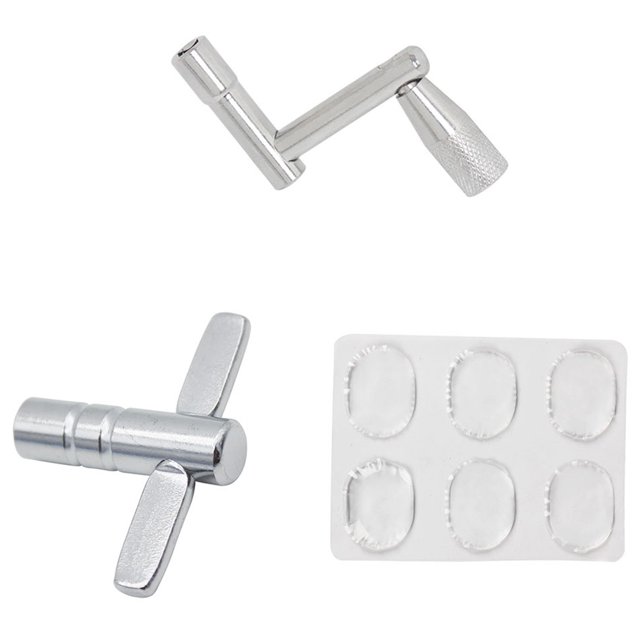 1 Set Drum Key Instrument Drum Key Drum Mute Pad Snare Drum Silencer Accessory