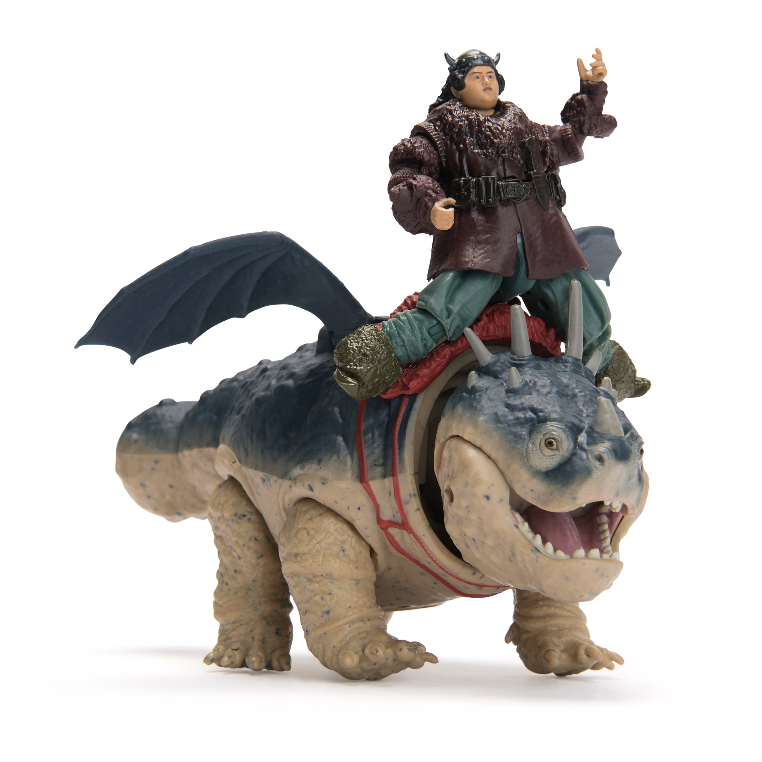 DreamWorks Dragons, How to train Your Dragon, Gronckle & Fishlegs, Duo de figurines Vikings articulées, jouets pour enfants à partir de 4 ans
