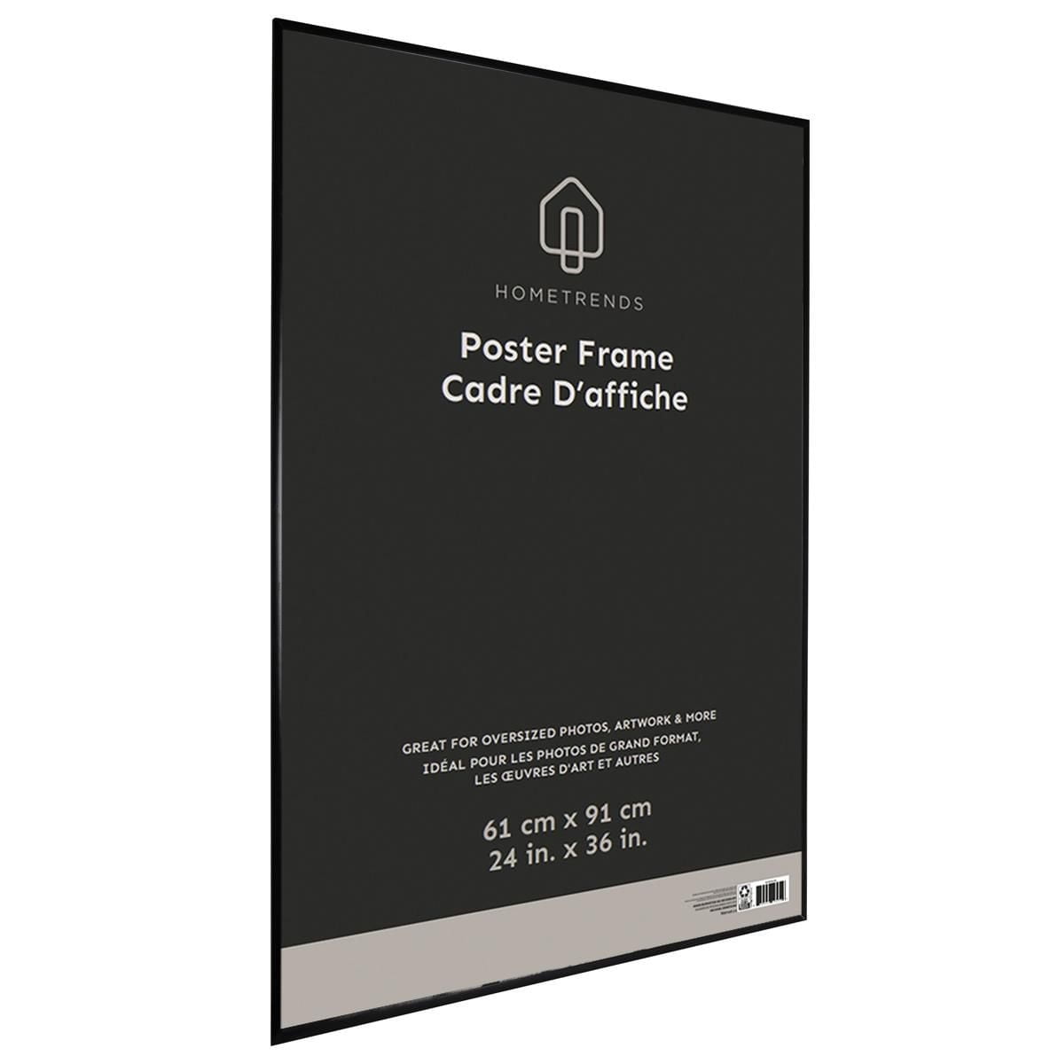 Hometrends Cadre-affiche mural 24x36po, noir