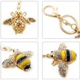 thumbnail image 3 of Jinsinto Rhinestones Little Bees Keychain Bumblebee Shiny Keyring Animal Keychain Decorated for Wallets, 3 of 5
