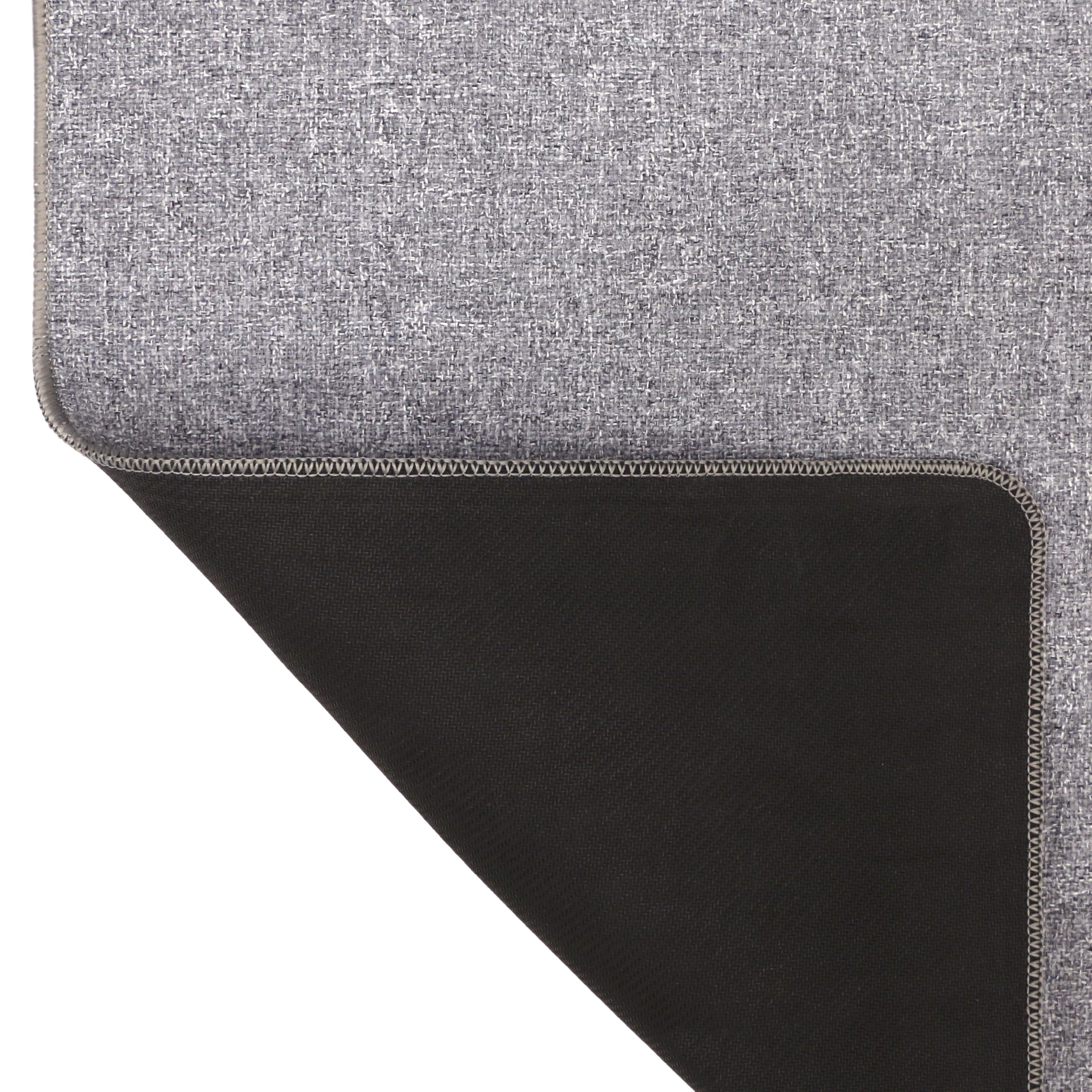 Tapis tissé plat de 3 pi x 4 pi, Wicklow, gris