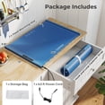 thumbnail image 3 of Costway Rollable & Portable Electric Warming Tray with Fasting Heating Timer Auto Shut-Off Blue, 3 of 10