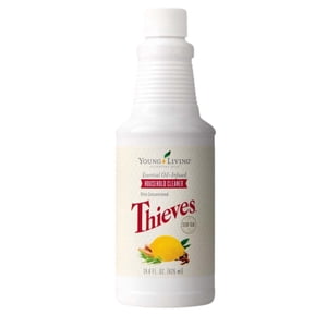 Young Living Thieves Household Cleaner 14.4 oz, Plant-Based All-Purpose Cleaner with Essential Oils, Safe for Floors, Mirrors, Carpets & Pet Areas