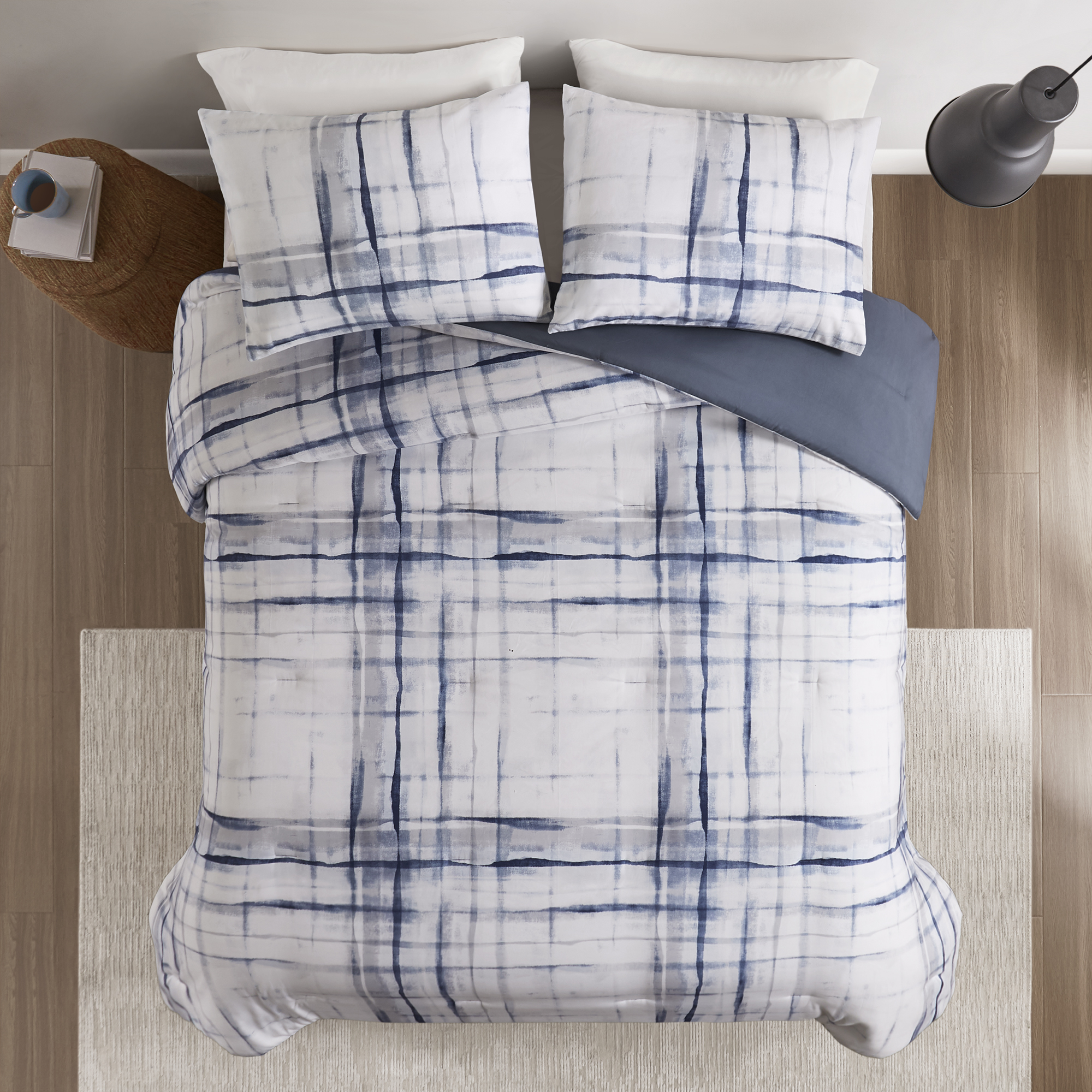 Beautyrest Reversible 3pc Comforter Set + Bonus Duffle Storage Bag