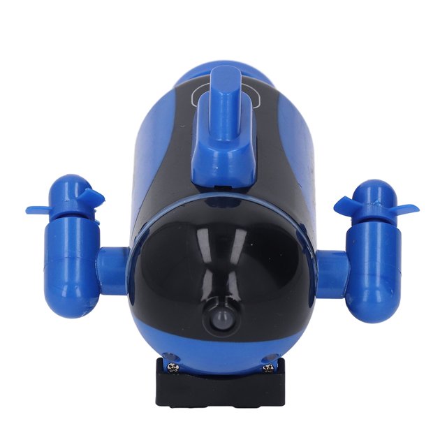 Mini Jouet de Plongée RC, sous-Marin Télécommandé Portable Rechargeable Sans Fil pour Aquarium Bleu, Jaune