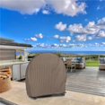 thumbnail image 4 of fashionhome Firewood Log Rack Cover Firewood Log Hoop Cover Weather-Resistant Cover for Home, 4 of 9