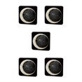 thumbnail image 1 of Maytalsory Spider Web Drink Coasters Stylish Halloween Decorations Long-lasting Coaster For Drinks Durable Square 5Set, 1 of 6