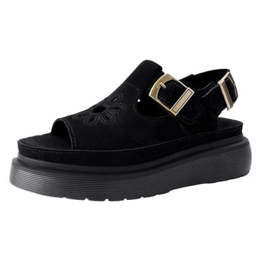 Sandales Espadrilles Mode à Plateforme pour Femmes Été 2025 Plage Fleur Ajourées Bout Ouvert Slingback Plates Épaisses