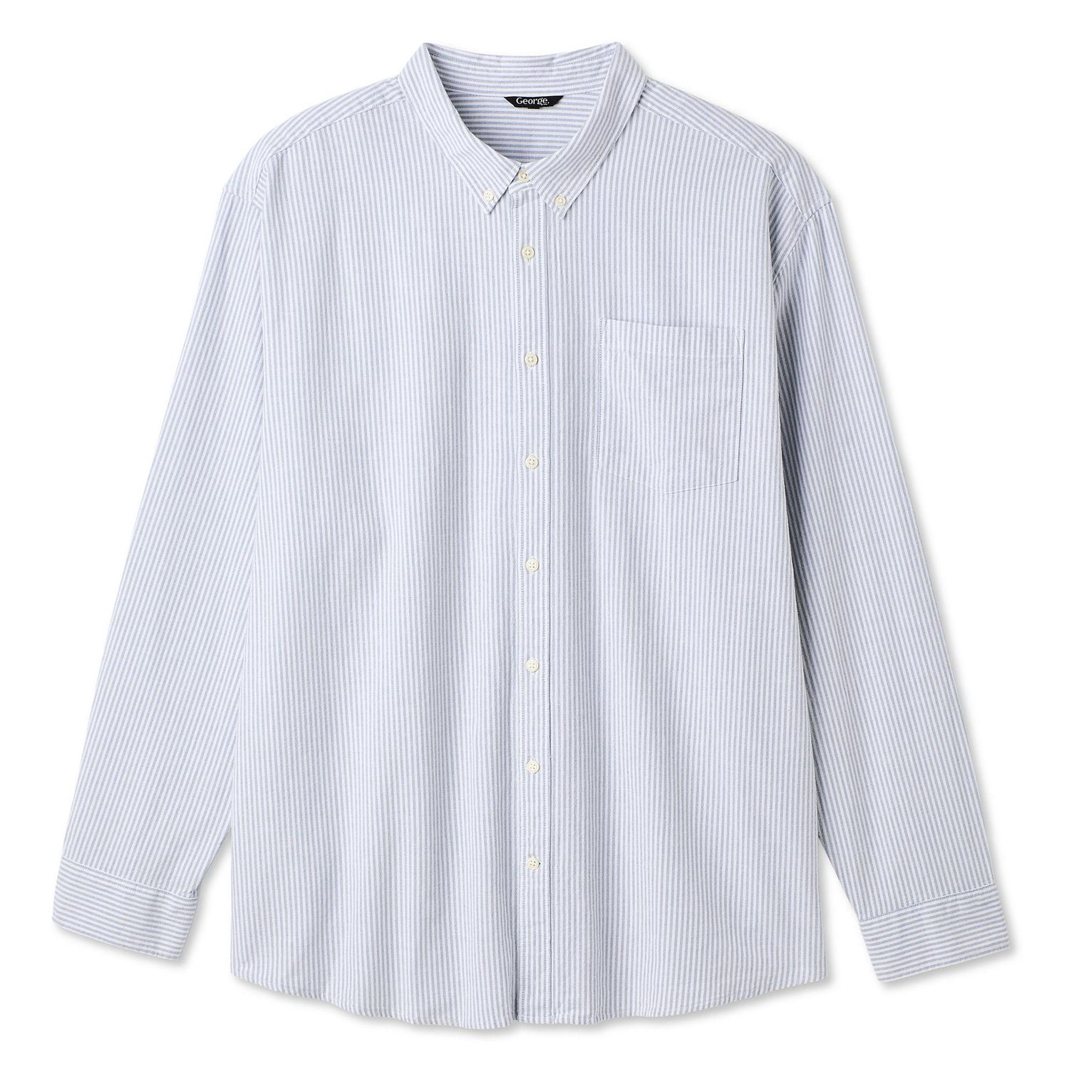 George Big Men's Long-Sleeve Button-Down Shirt