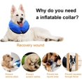 thumbnail image 2 of Collier Gonflable pour Chiens, Collier de Protection pour le Cou pour Chats et Chiens, Cône de Collier pour Animaux pour la Récupération après Blessures, Éruptions Cutanées, Chirurgie, Collier de Récupération pour Animaux Protecteur et Ajustable avec 3 Tailles, G, 2 of 7