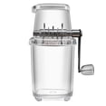 thumbnail image 2 of facefd Manual Ice Block Breaking Crusher Snow Cone Machine Dining Kitchen Blender Party Camping Picnic Cold Beverage Shaver Clear, 2 of 9