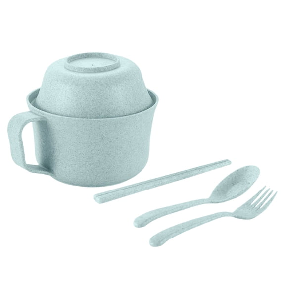 Ramen Bowl Set,Six-Piece Fiber Ramen Bowl Ramen Noodles for College Dorm Room,Ramen Noodle Bowl,Small Safe for Dorm Room,Dorm Room Safe