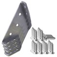 thumbnail image 2 of JWshufel 4 Pcs Équerre d'Angle Multifonction en Acier Inoxydable pour Support de Meubles Conception Trapézoïdale Durable Installation Facile pour Étagères Portes Tables Armoires Accessoires, 2 of 2