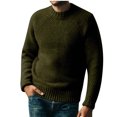 thumbnail image 1 of EGNMCR Mens Sweater Mens Crewneck Retro Pullover Long Sleeve Sweater, 1 of 3