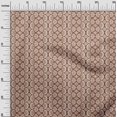 thumbnail image 3 of oneOone Cotton Flex Brown Fabric Asian Block Sewing Craft Projects Fabric Prints by Yard 40 Inch Wide, 3 of 4
