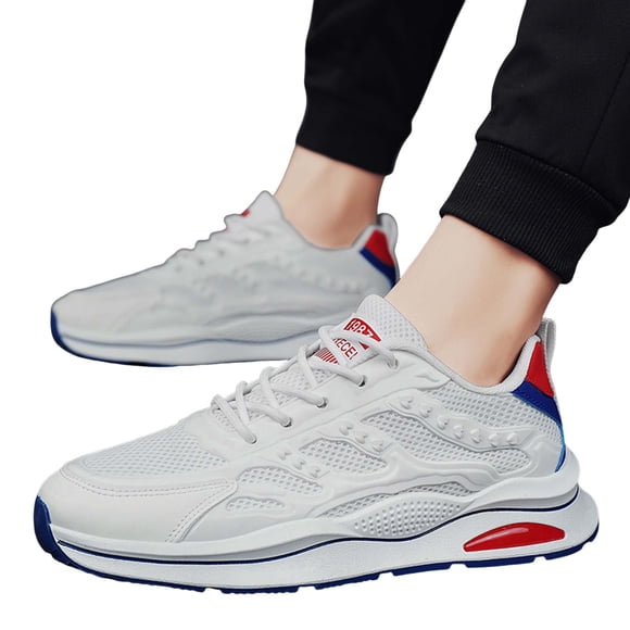 Air Cushion Running Basketball Shoes for Men Breathable Mesh Fitness Golf Trainners Walking Sneakers