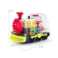 thumbnail image 3 of Toy Gear Locomotive Music Flash Car For Children With Automatic Obstacle Avoidance Three Gear Adjustment Size 6.7X4.3X3.5 Inch, 3 of 9