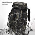 thumbnail image 3 of Transemion Backpack Outdoor Large Capacity Backpacking Rucksack Packsack with Pockets Mountaineering Storage Bag with Rain Cover Yellow, 3 of 6
